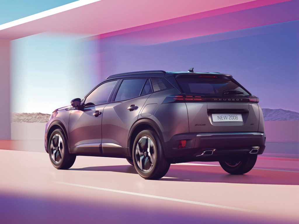 New PEUGEOT 2008 Hybrid rear view