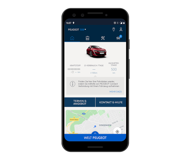 MyPEUGEOT Die App für Ihren PEUGEOT