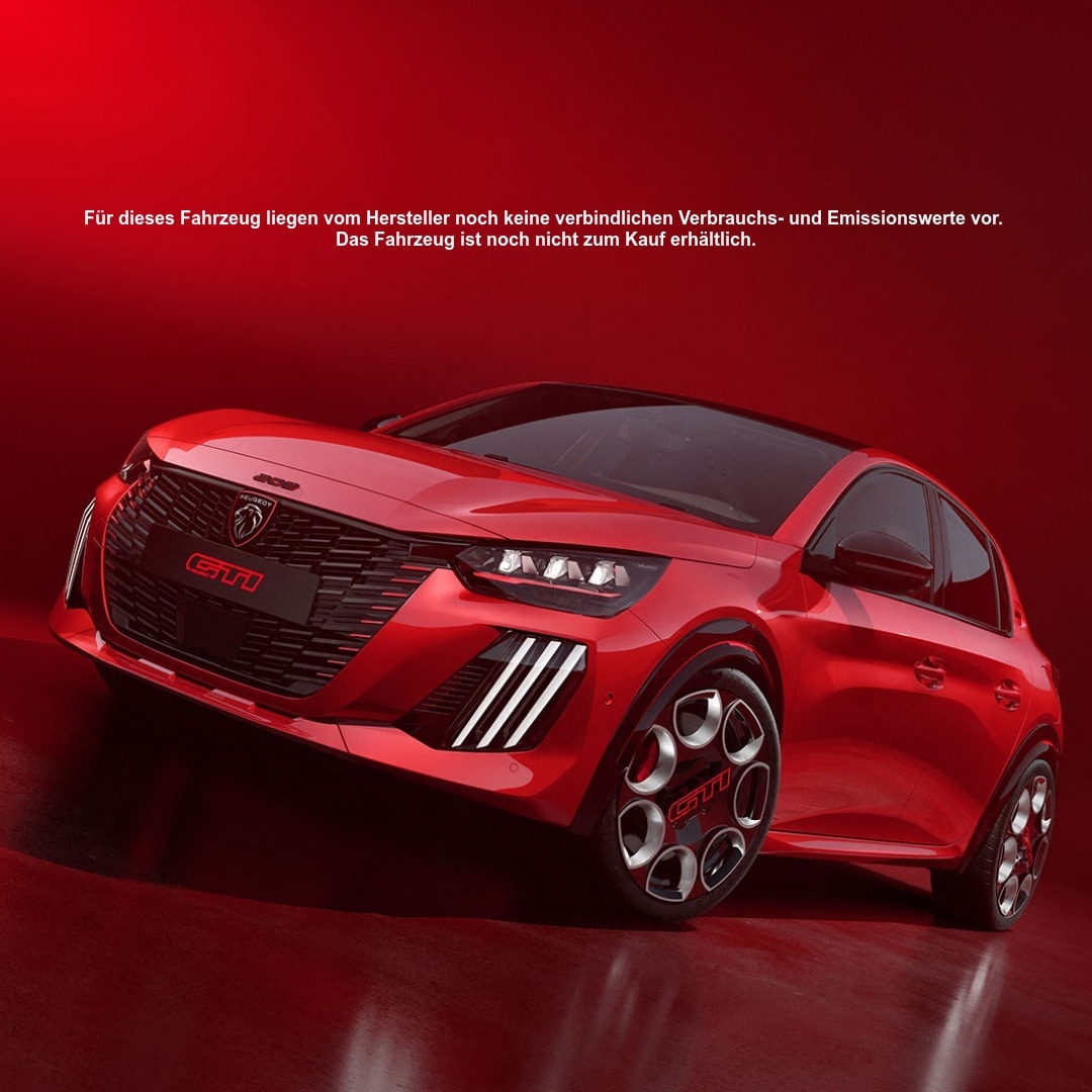 Neuer PEUGEOT E-208 GTi