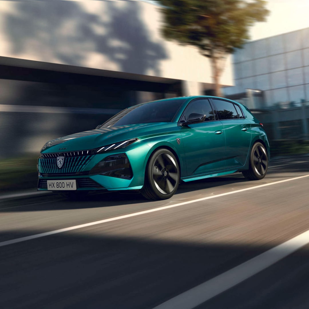 Frontansicht des neuen PEUGEOT 308