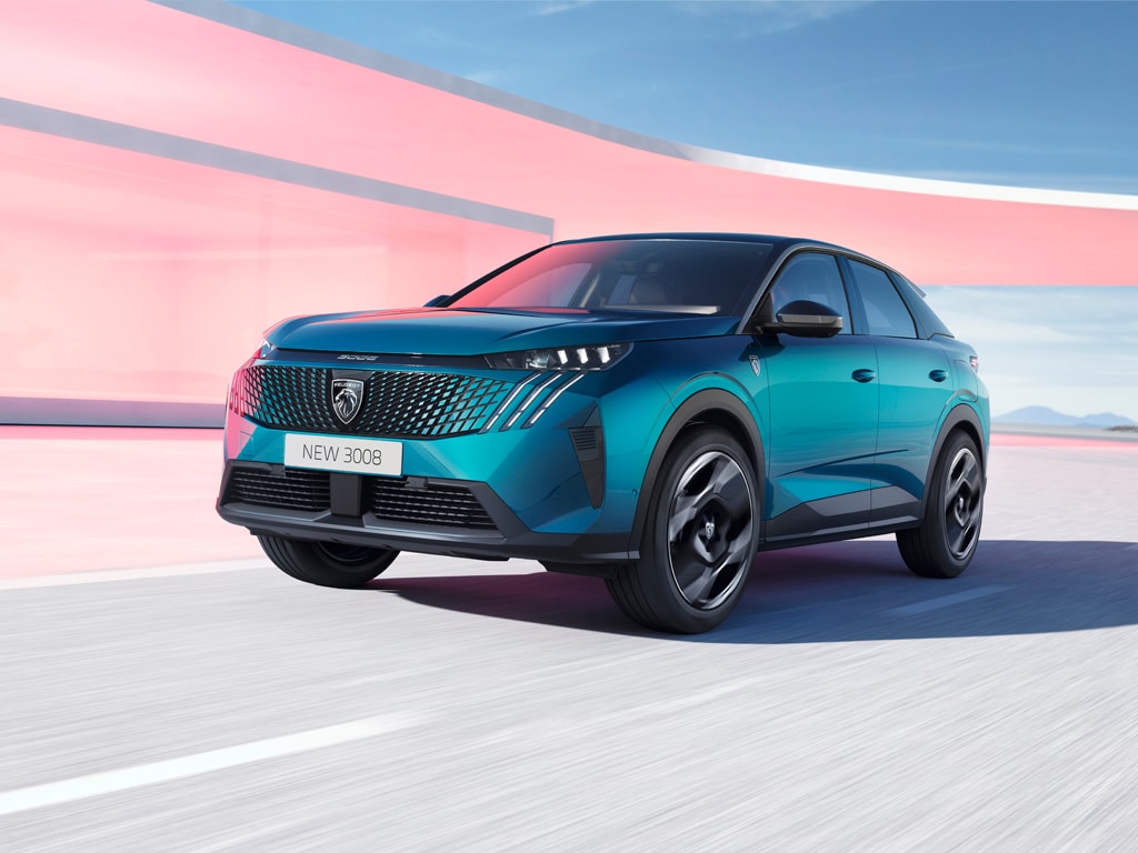 New PEUGEOT 3008 Plug-In Hybrid Obsession Blue front view