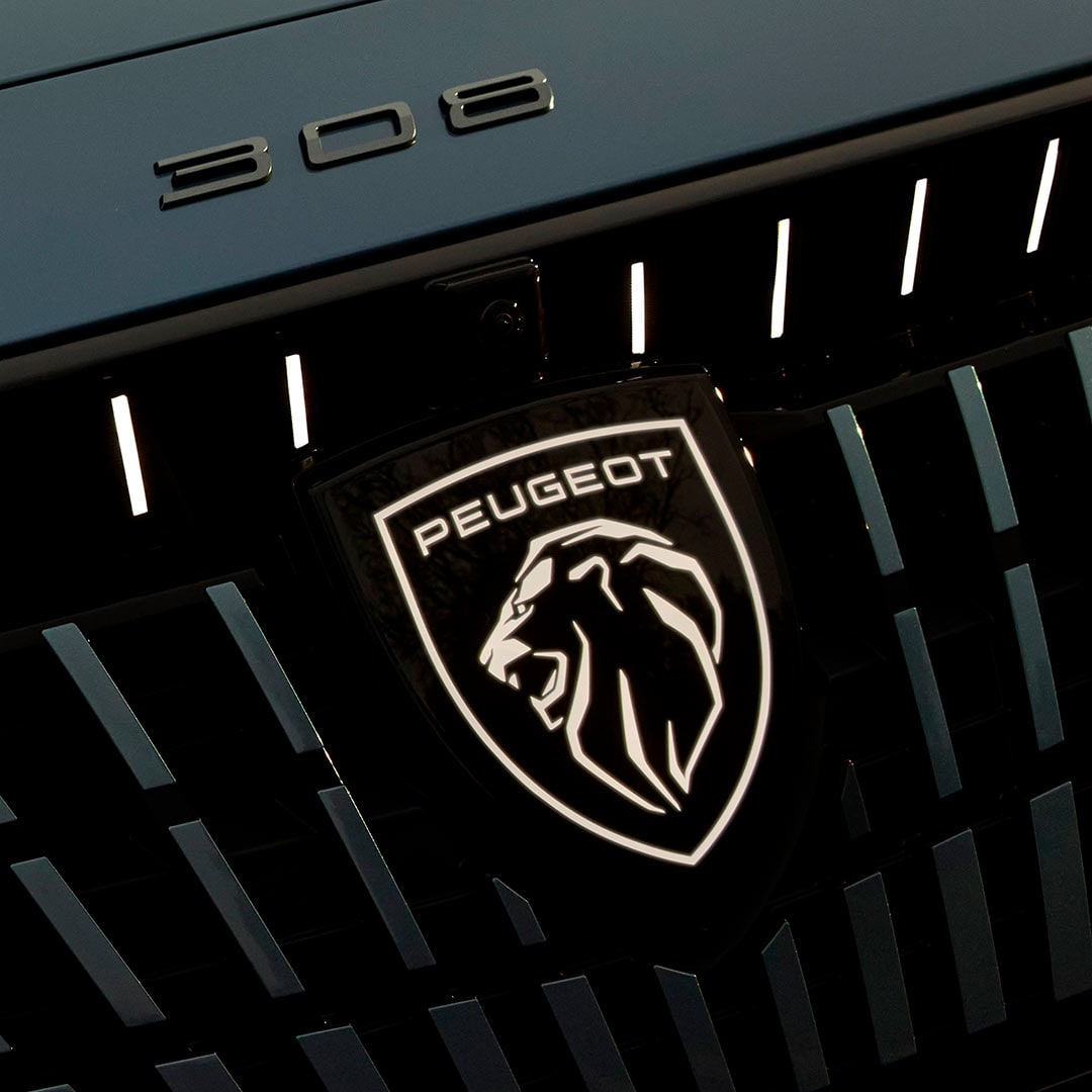 Illuminiertes Emblem des PEUGEOT 308 SW