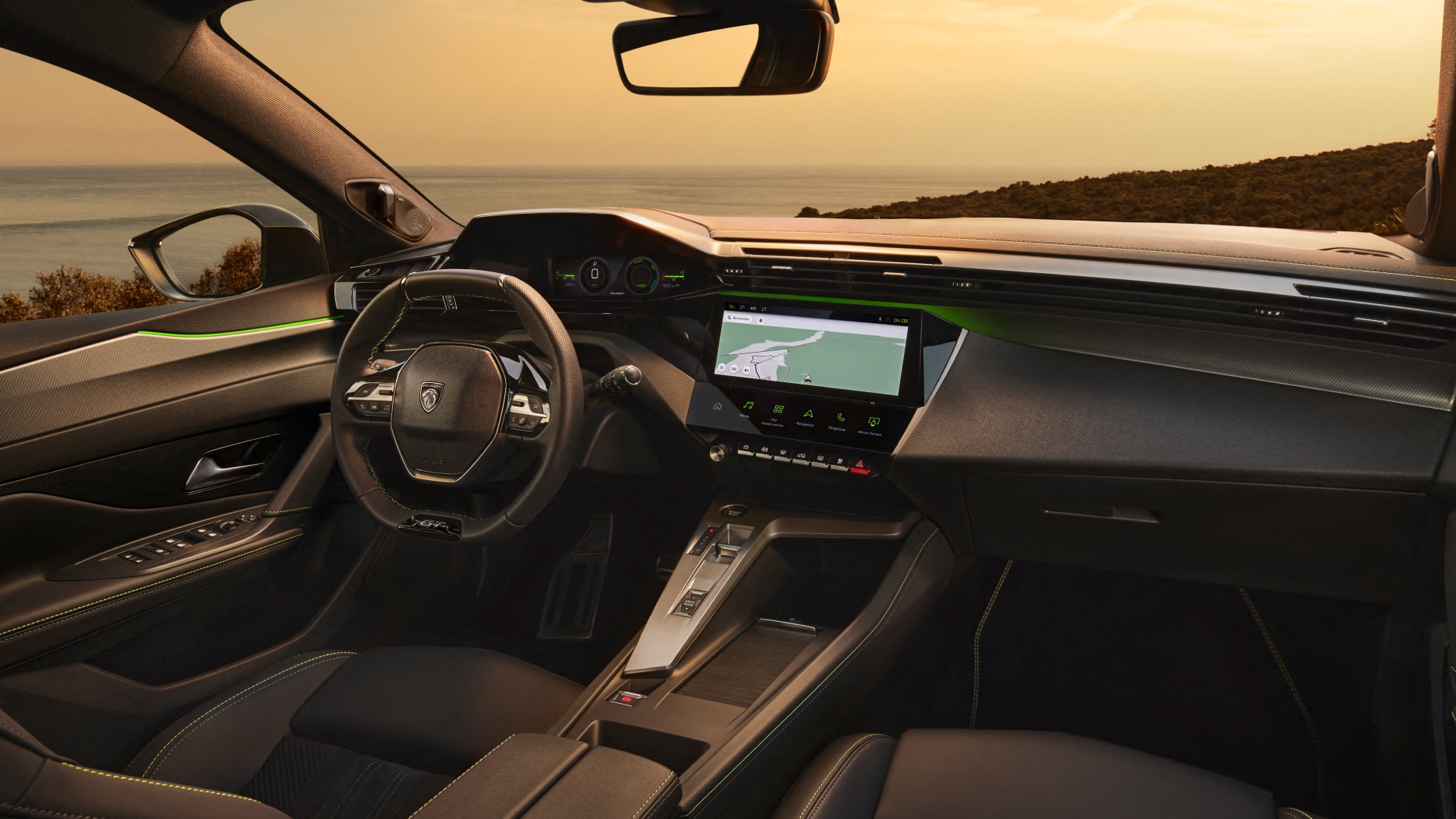 Neues PEUGEOT 408 Hybrid i-Cockpit