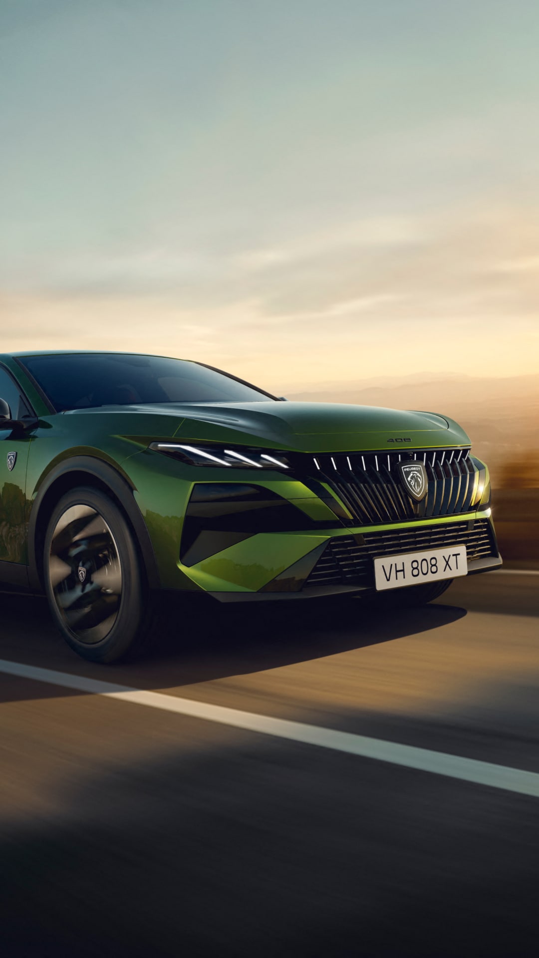 Neuer PEUGEOT 408 Hybrid Frontansicht