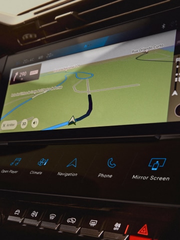 Neuer PEUGEOT 408 Vernetzte Navigation