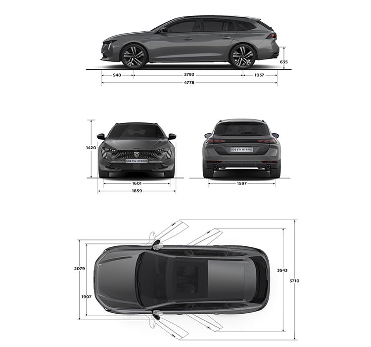 Peugeot 508 Sw Kofferraumvolumen