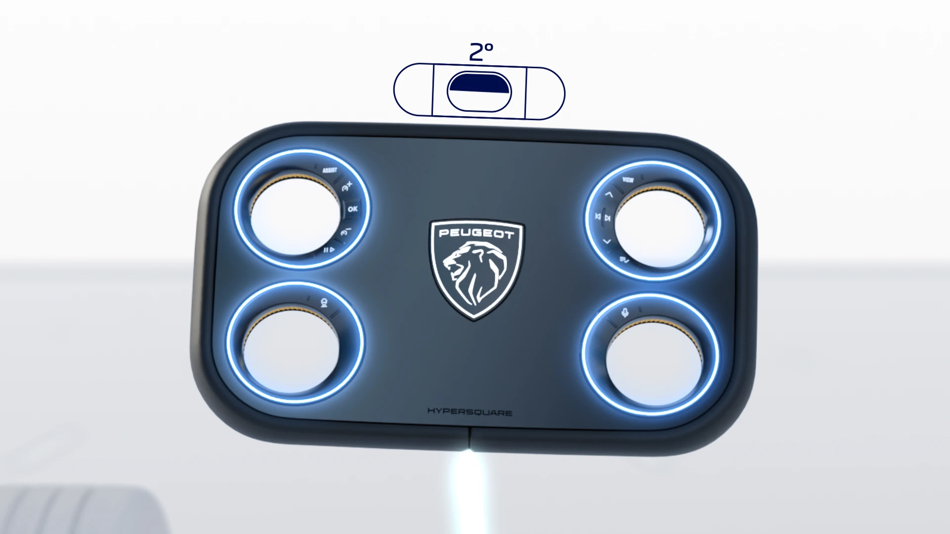 PEUGEOT Hypersquare®, präzises Fahrerlebnis