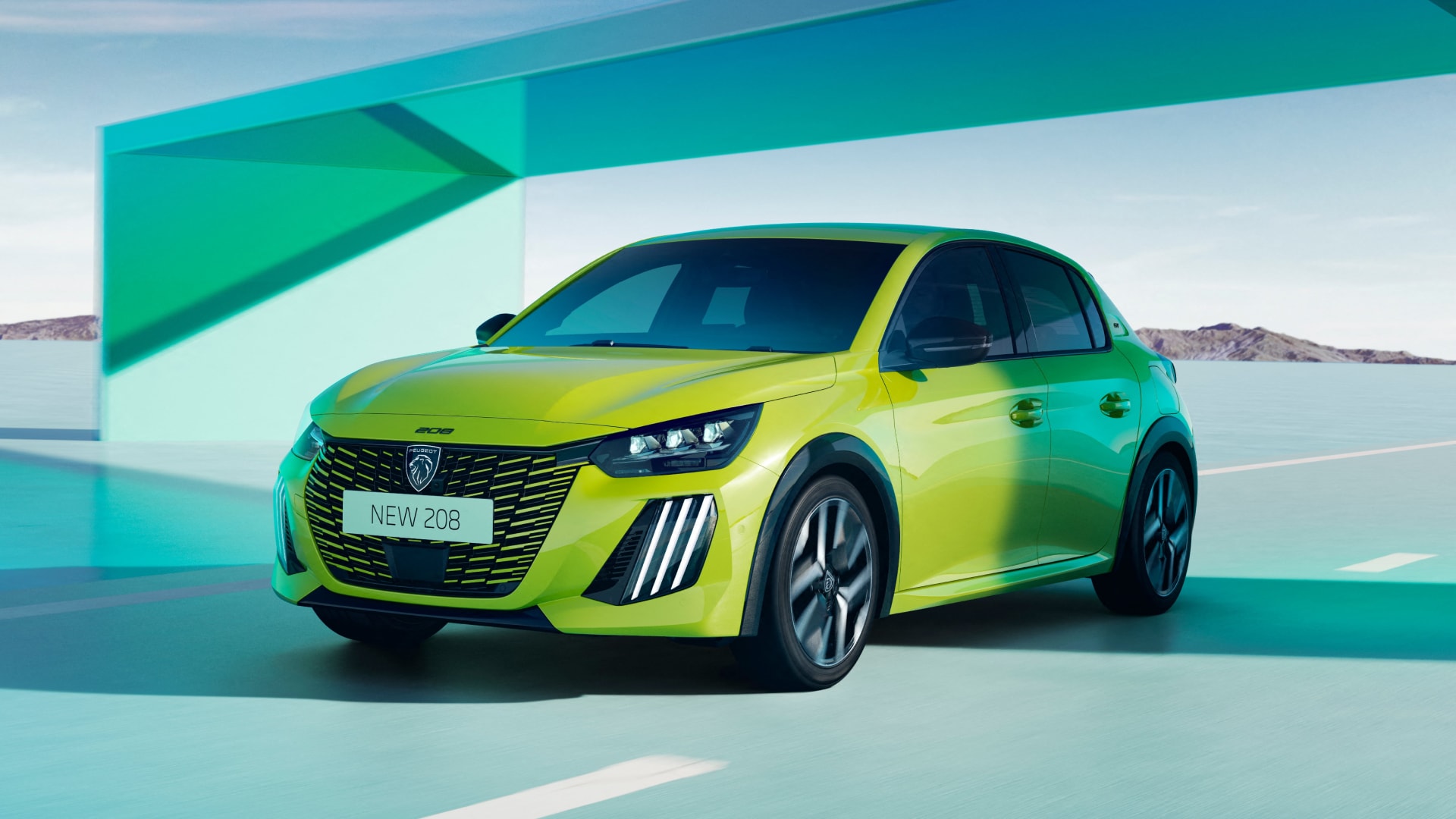 Frontansicht des PEUGEOT 208