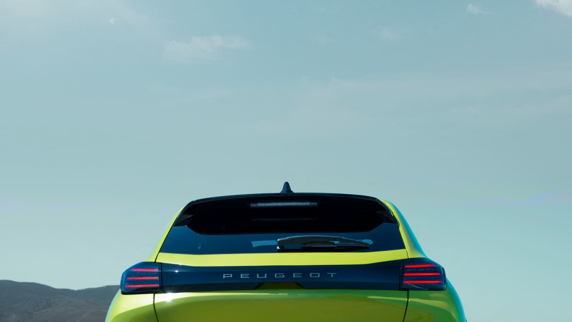 Heckansicht des PEUGEOT 208